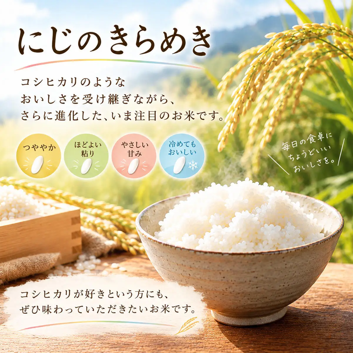 お米 にじのきらめき 精米 10kg お米