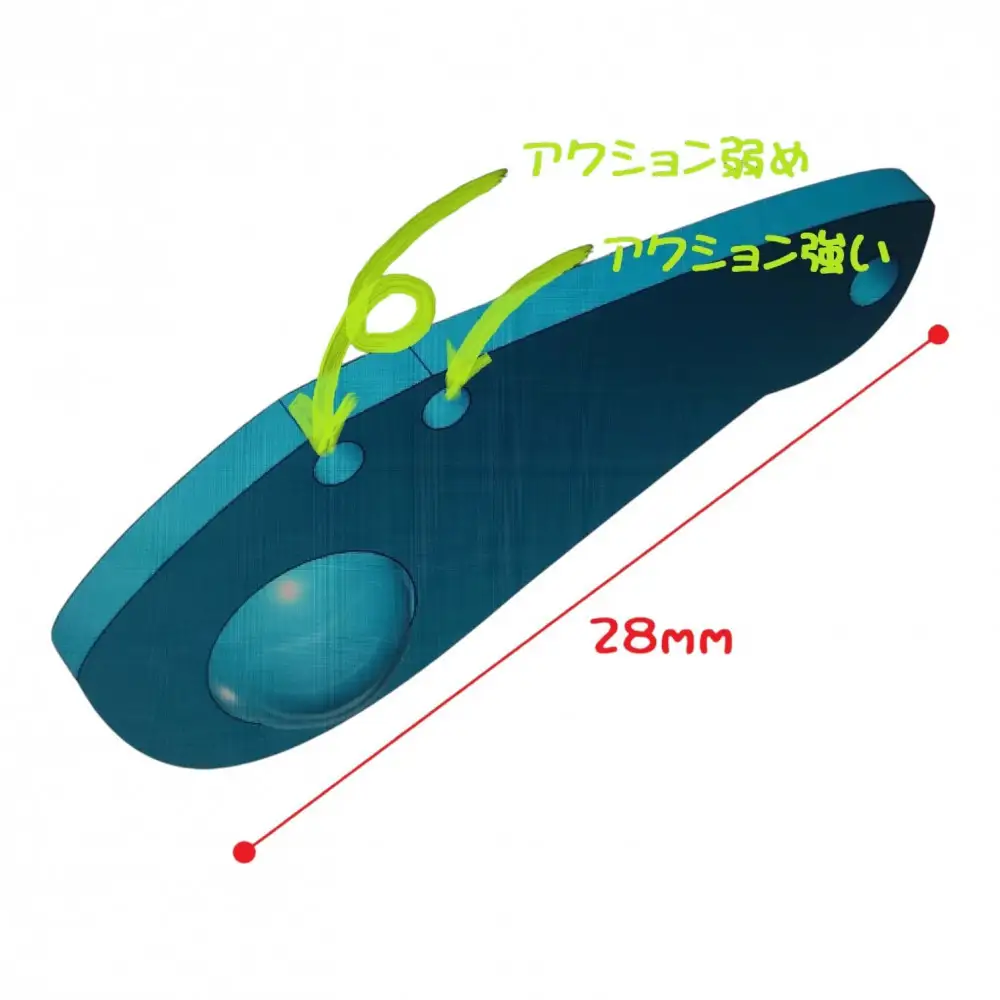 【ハーネス 小蝶SW 2.5ｇ】3色セット ライトソルトルアー