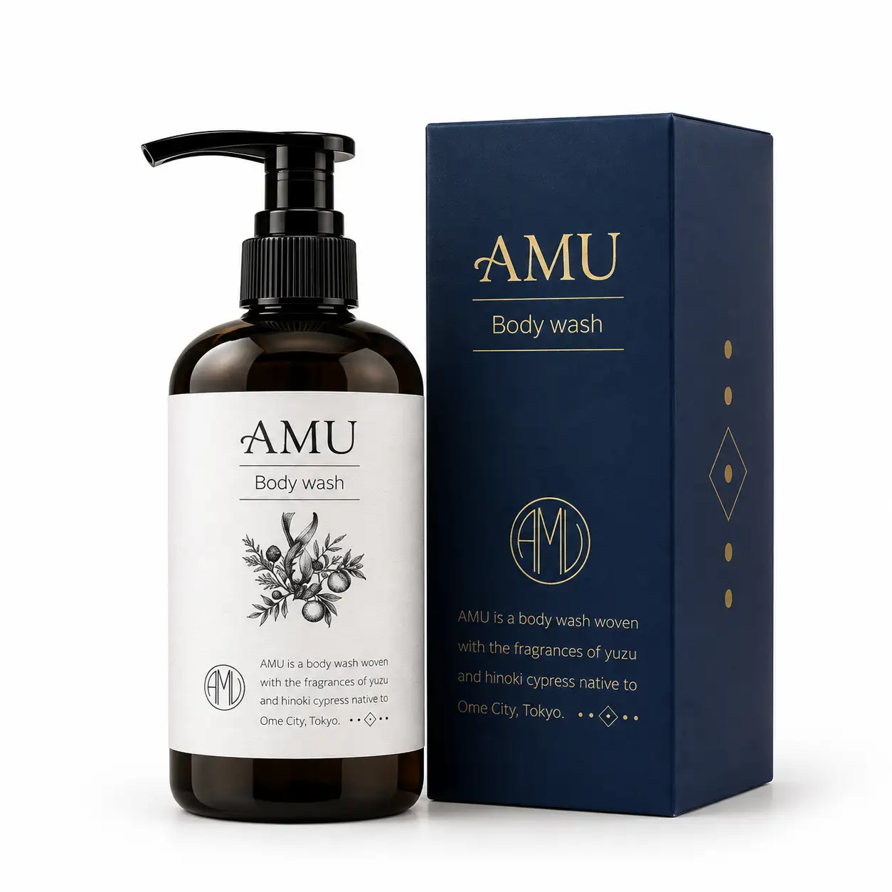 AMU ボディソープ 250mL 3本セット ソープ 石鹸 ボディウォッシュ 天然精油