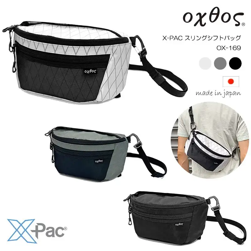 【ブラック】oxtos(オクトス) X-PAC スリングシフトバッグ OX-169 バッグ