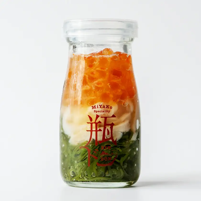 宮古の瓶ドン 贅沢3本セット(あわび・サーモン・ウニ) 各90g【配送不可地域：離島】【1772530】
