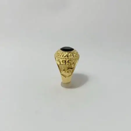 アクセサリー 指輪 (鋳造)K18YG オニキス サイズ 13号【配送不可地域：沖縄県】【1769137】