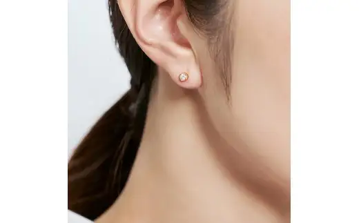 K18 0.2ct ダイヤモンド富士ピアス 41-3230 ピアス  ジュエリー 贈り物 ギフト プレゼント