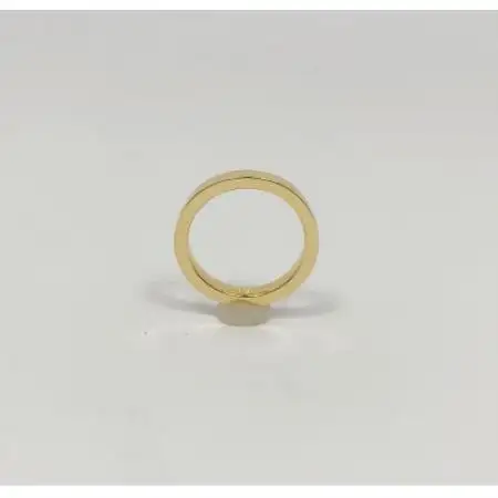 アクセサリー 指輪(鍛造)K18イエローゴールド  ストレート平角デザイン サイズ 14号【配送不可地域：沖縄県】【1772453】
