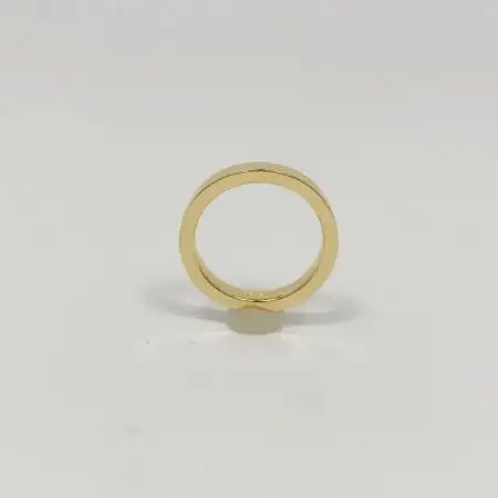 アクセサリー 指輪(鍛造)K18イエローゴールド  ストレート平角デザイン サイズ 19号【配送不可地域：沖縄県】【1772460】