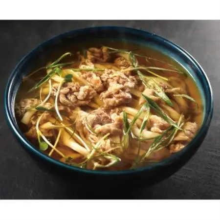 冷凍うどん 6食 きつね3食 肉うどん3食 白狐 国産牛肉と味付あげ 大阪うどん 手鍋で調理 自家製【配送不可地域：離島】【1778169】