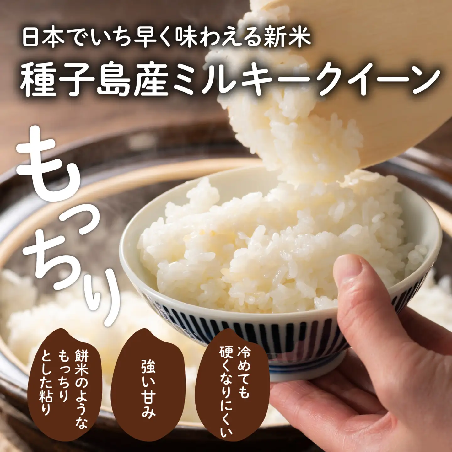 令和8年産 新米 ミルキークイーン 4kg  お米 こめ コメ 精米 白米 南種子町 鹿児島 かごしま 【株式会社こめこめアイランド】