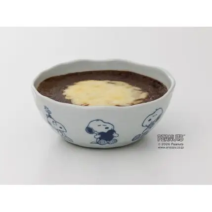 大人気！！スヌーピー 有田焼カレー(小) 2個セット【プレアデス】スヌーピー コラボ 焼カレー 焼きカレー 佐賀県産米 カレー皿 ボウル すぬーぴー かれー スヌーピーグッズ  al035