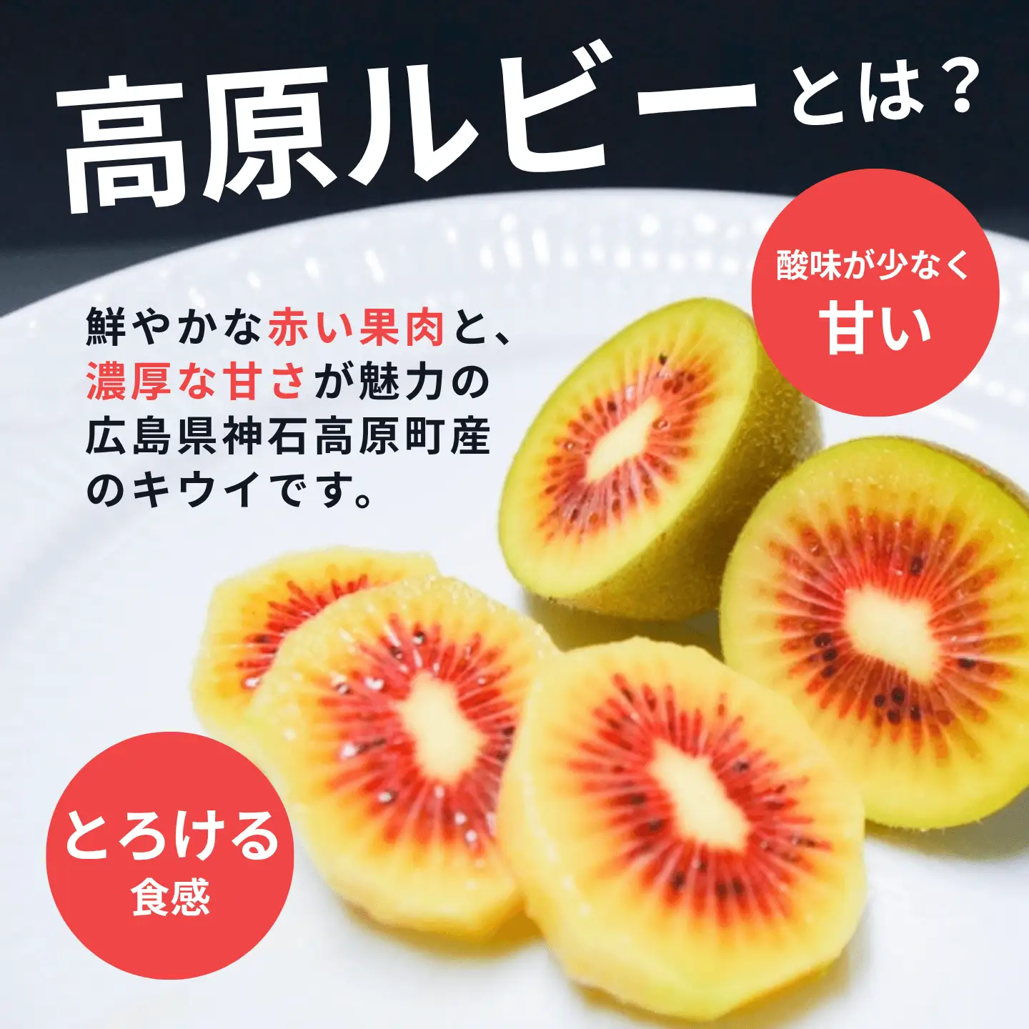 【ふるさと納税】神石高原町産 高原ルビー（レッドキウイ）4〜5個入り×4パック チルド便《11月上旬から順次発送》広島県 神石高原町 果物 フルーツ キウイ 送料無料