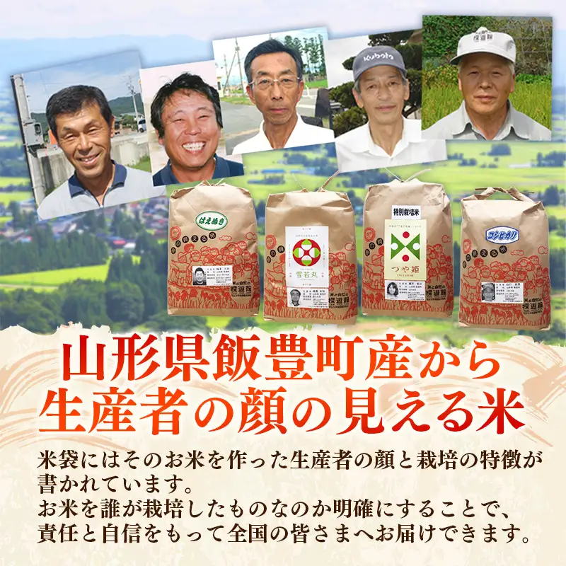 生産者の顔が見える米 特別栽培米 つや姫 白米 10kg （飯豊町産）（R8年産） - おこめ ごはん 単一米 ブランド米 マルシチ米穀 山形県 飯豊町