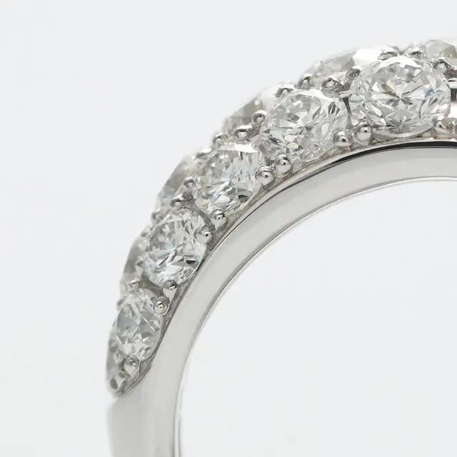 Pt950 ダイヤモンド パヴェリング 3ct /b0395da
