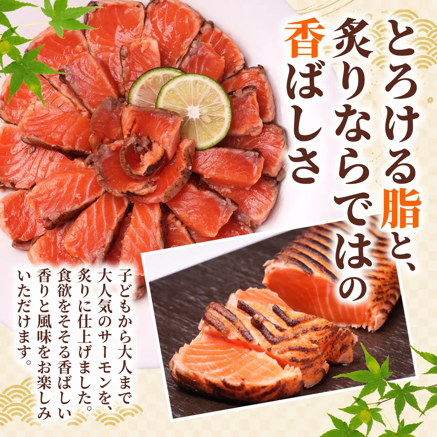 炙りサーモン 800g トラウトサーモン