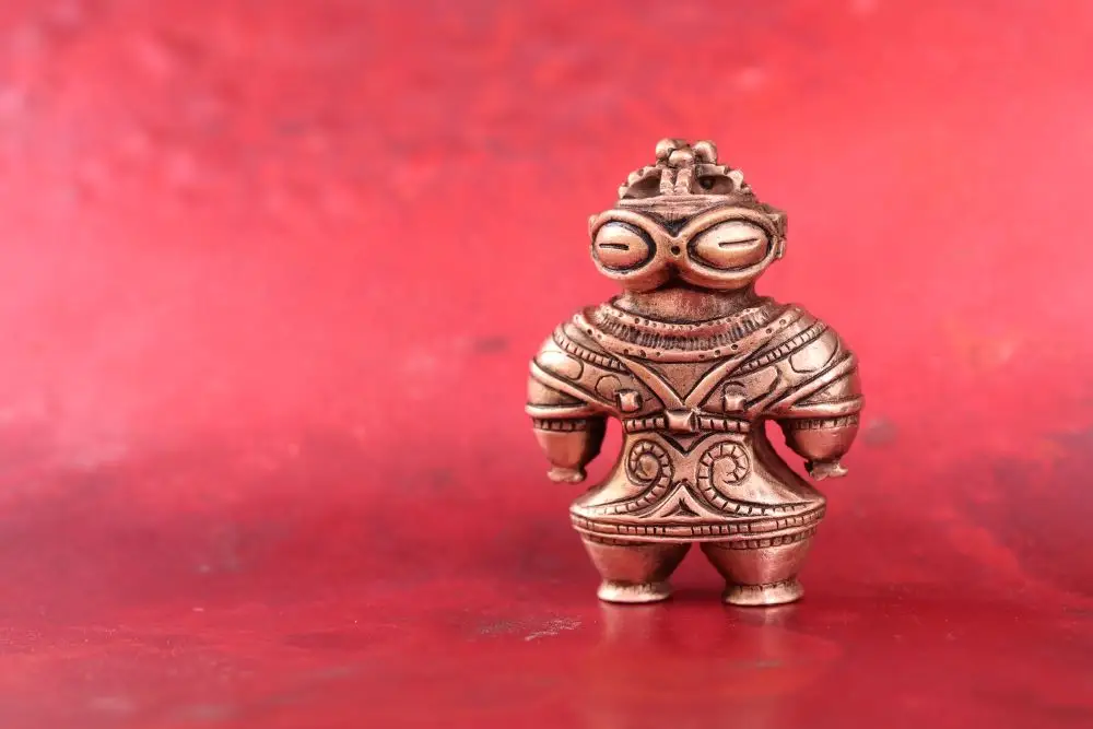 【縄文アクセサリーDo_goods】純銅製 初代ミニ遮光器土偶のネックレス&ミニオブジェ 659-159 [5839-2351]