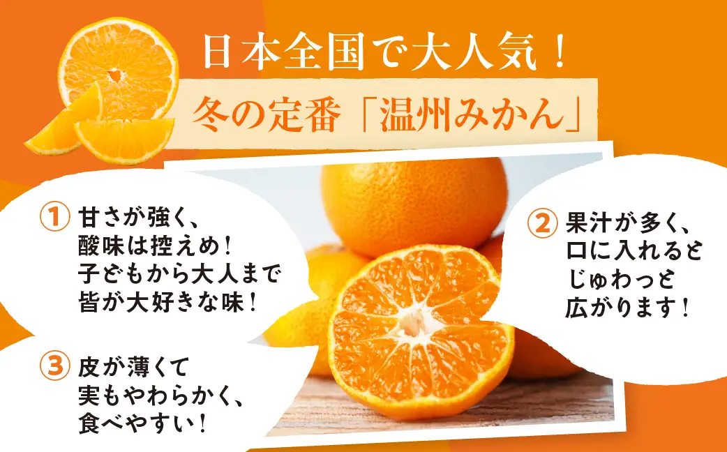  温州小玉みかん ご家庭用 10kg