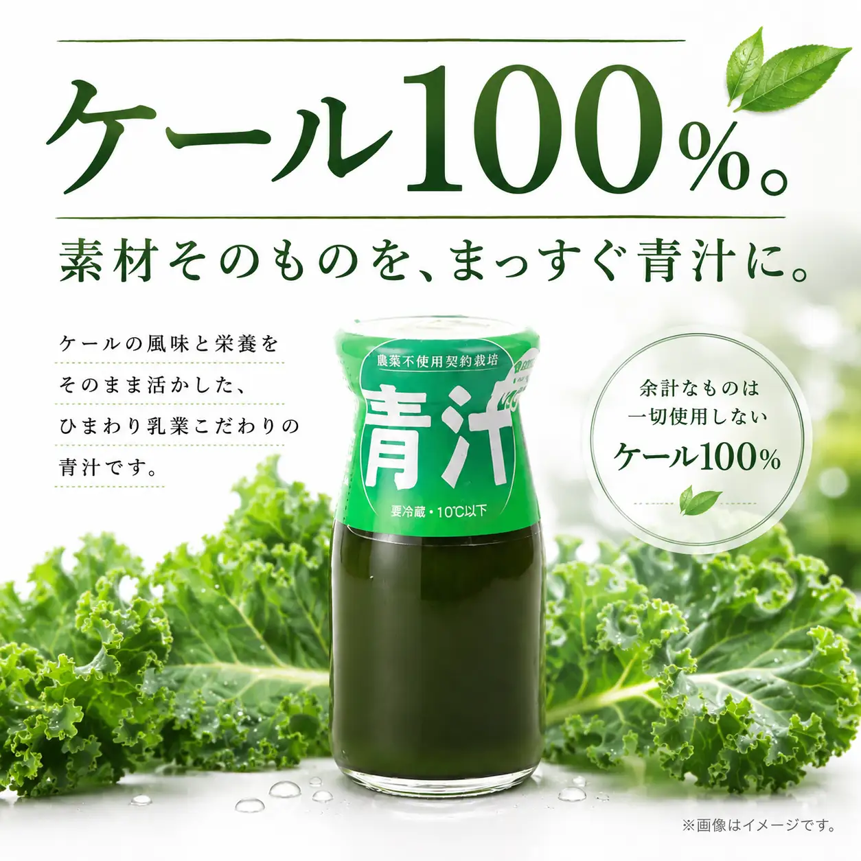 ケール100％青汁 (90ml×7本) | ひまわり乳業 ケール 健康 青