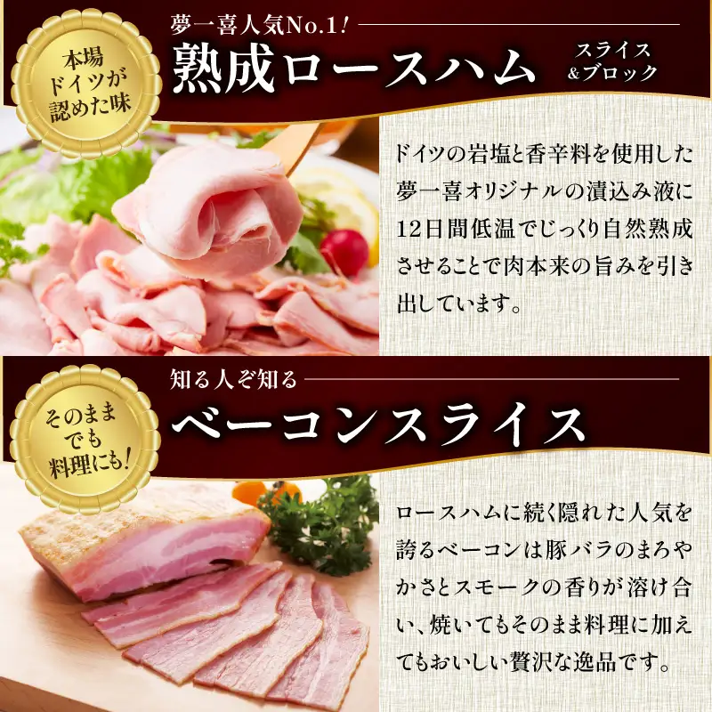 【お歳暮対応】金賞受賞セット（ハム・ソーセージ・ベーコン 6種 詰め合わせ）