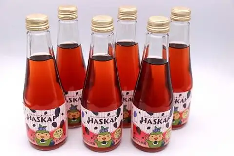 日本一の産地 北海道あつま町 絶品ハスカップをたっぷり使ったドリンク 6本セット【厚真町地域特産品開発機構】 ハスカップ ジュース スーパーフード 常温 北海道 [AXBF002]