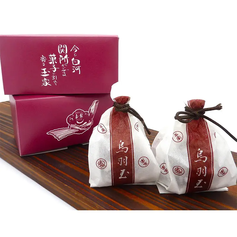 創業文久三年 玉家 代表銘菓 うば玉 2個入 和菓子 お茶菓子 お茶請け 菓子 食品 福島県 白河市  F25R-170