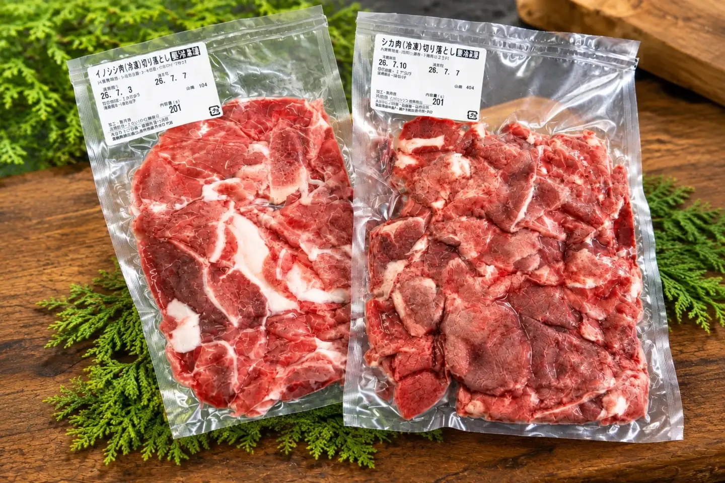 猪・鹿切り落とし食べ比べセット800g GB-52