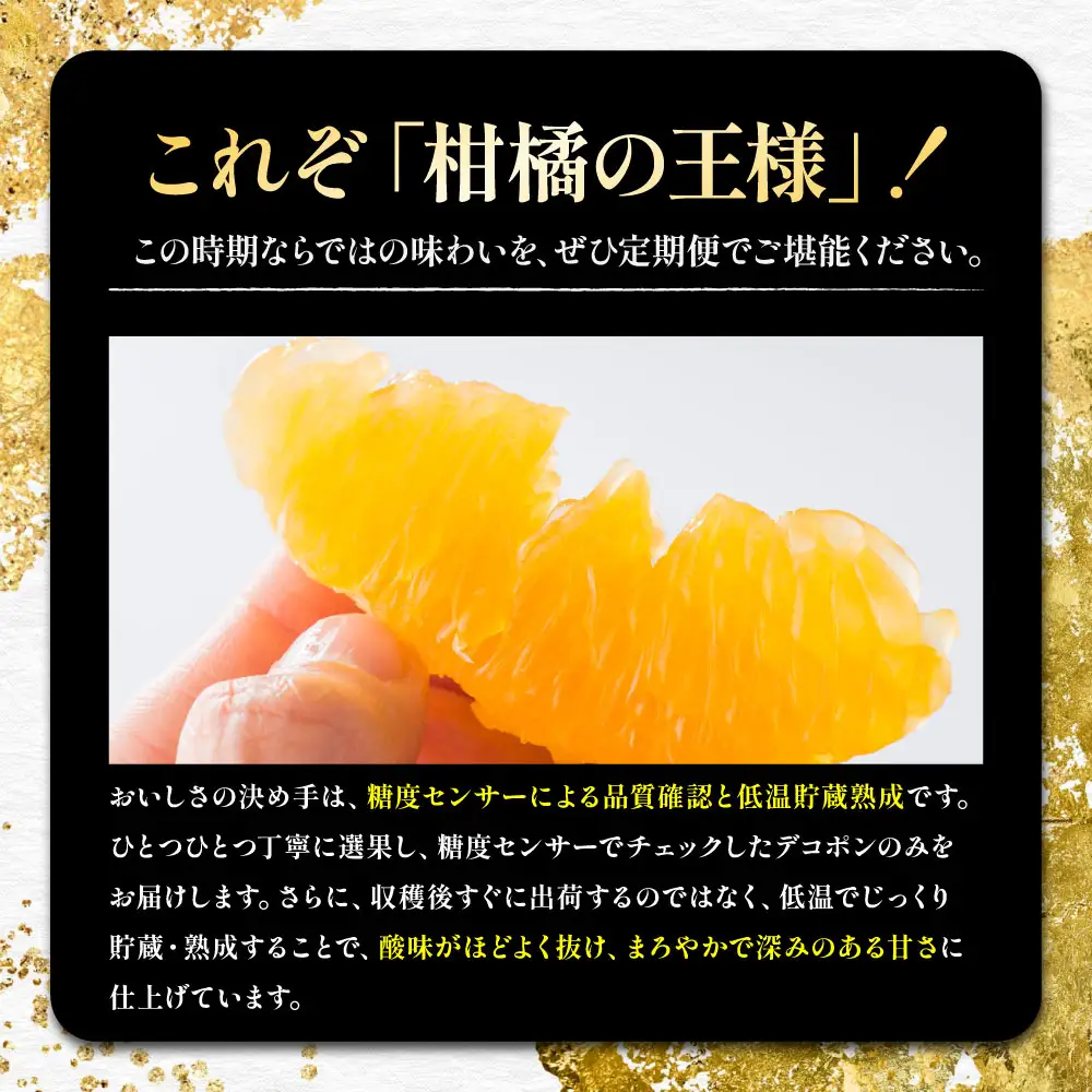 【 2か月定期便 】 熊本 デコポン 定期便 （ 3月 ・ 4月発送 ） 果物 フルーツ 果実 果汁 果肉 国産 柑橘 冷蔵 定期 定期配送 旬 旬の果物