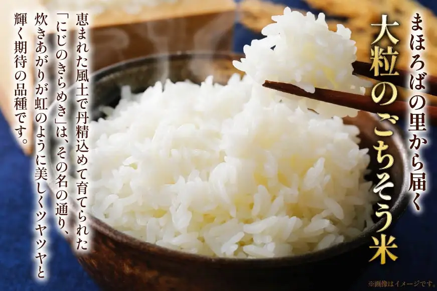 米 定期便 3回 令和8年産 にじのきらめき 10kg(5kg×2)