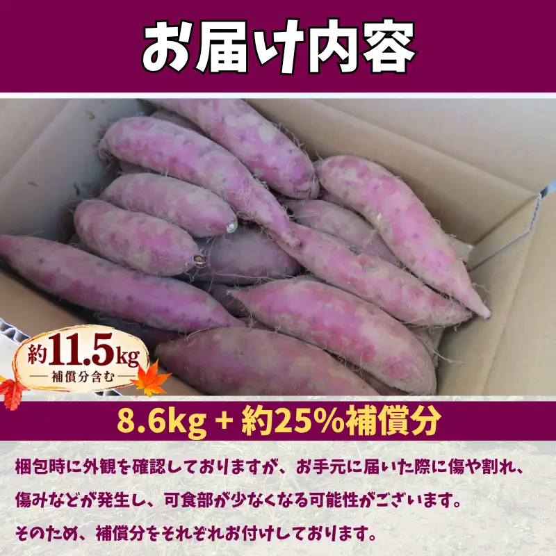 さつまいも 紅まさり 約11.5kg 【さつまいも】