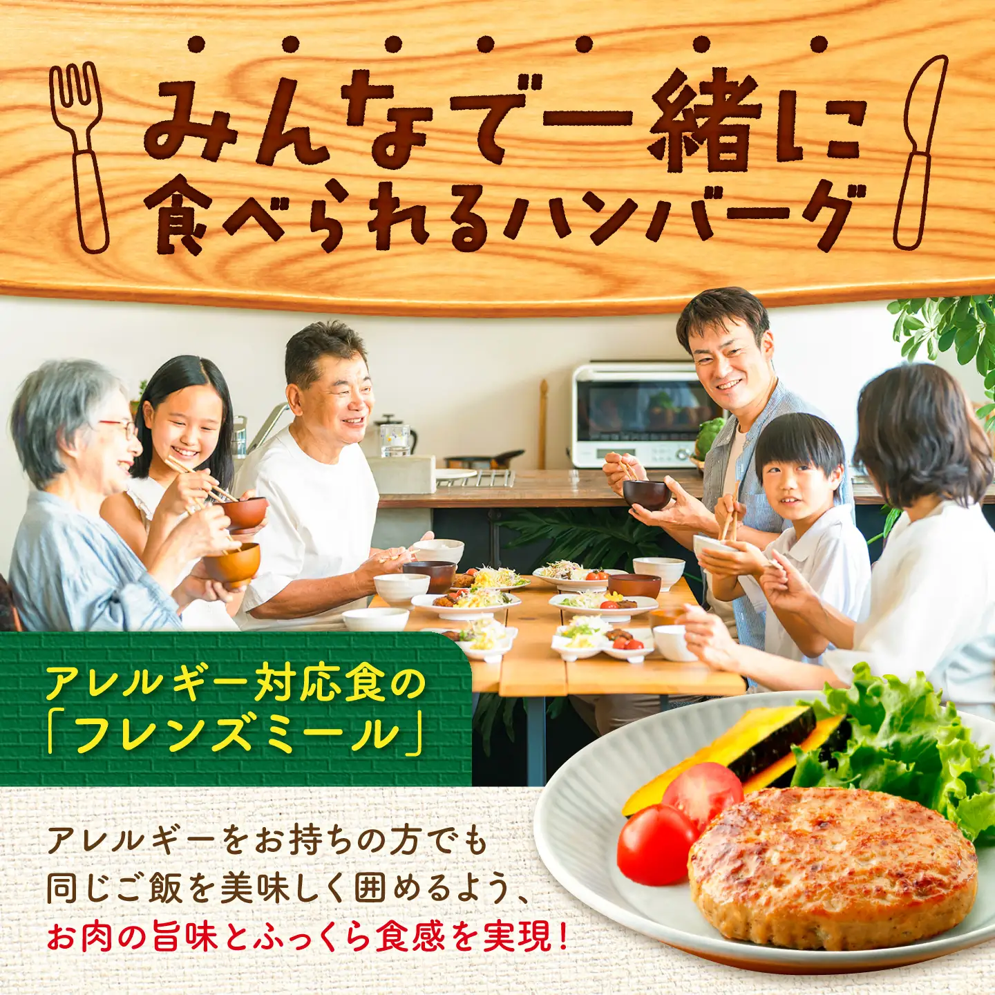 卵・乳・小麦不使用！うす味ハンバーグ 40g×100個（1袋25個入×4袋）[AFCQ001]