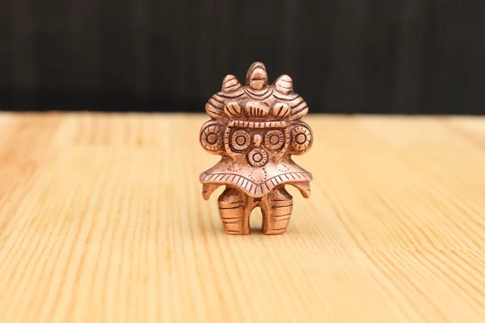 　【縄文アクセサリーDo_goods】純銅製 みみずく土偶のネックレス　700-107　  [5839-2358]