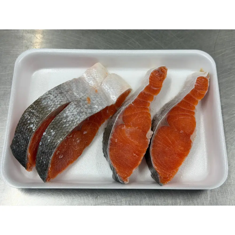 紅鮭＆銀鮭 食べ比べセット（各8切れ・総量約1.3kg）