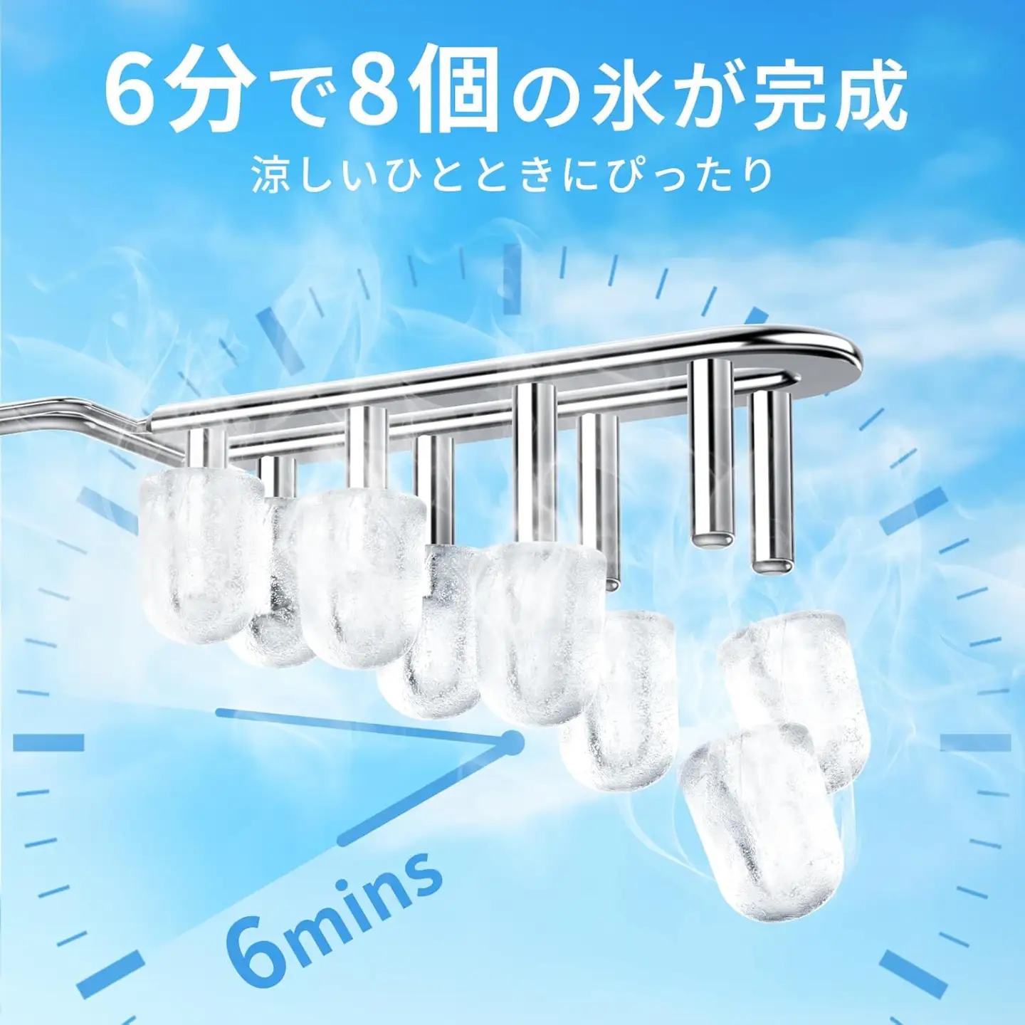 SAMKYO製氷機 1.5L IM12(ブラック) [1676]