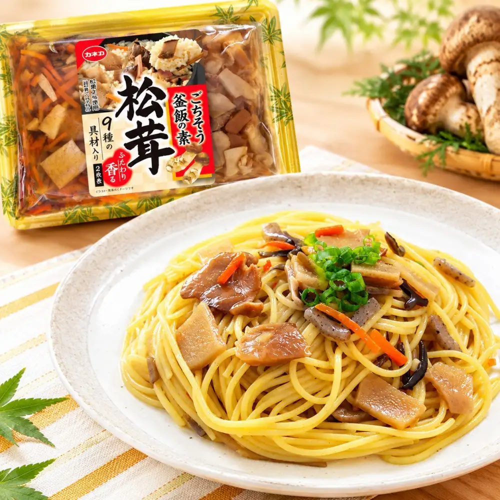 イチビキ「カネカ食品」 ごちそう釜飯の素　松茸 2合用（352g）×6個 家庭で簡単 炊き込みご飯の素 炊飯器で簡単 お弁当 レトルト お手軽 簡単調理 時短