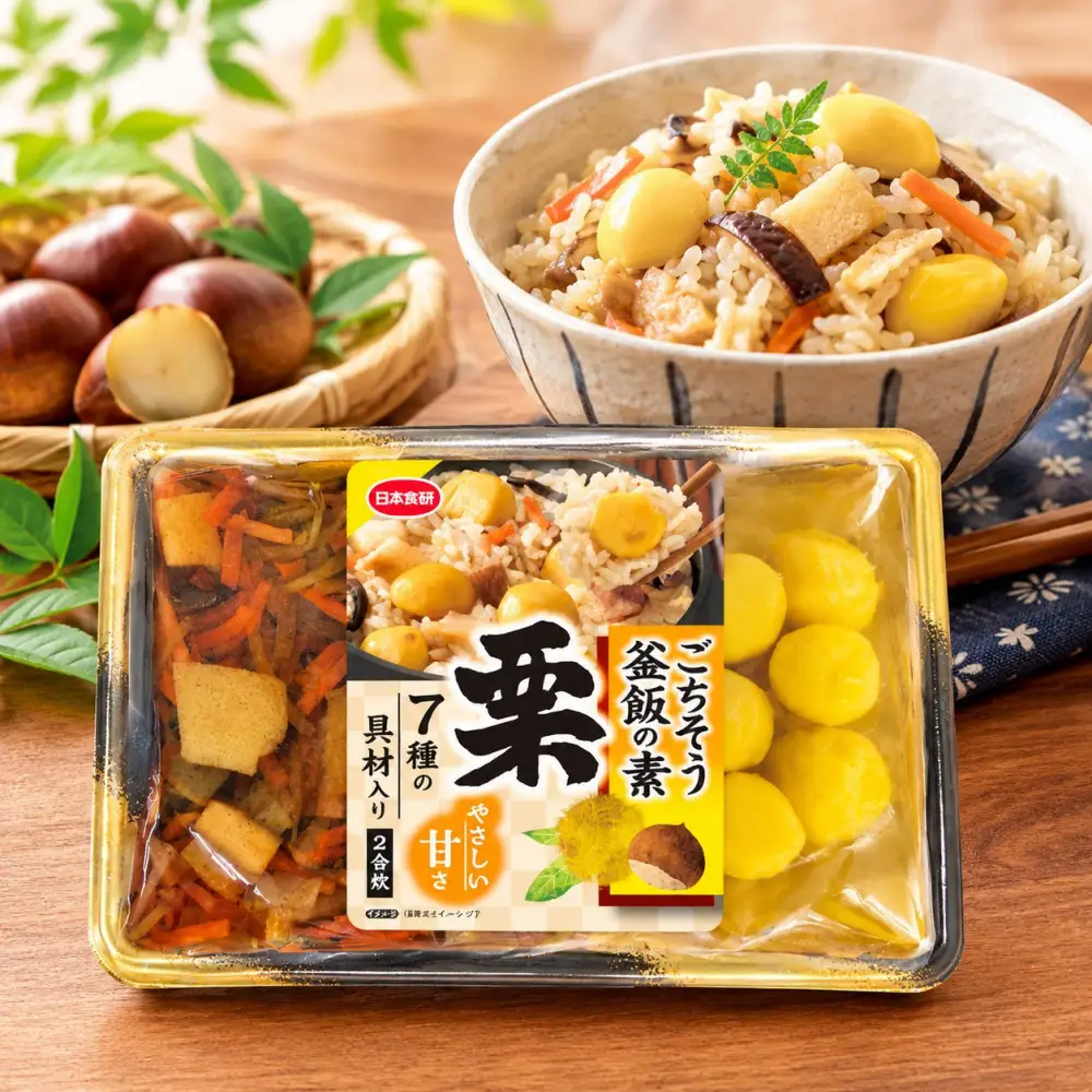 イチビキ「カネカ食品」 ごちそう釜飯の素　栗 2合用（359g）×6個 家庭で簡単 炊き込みご飯の素 炊飯器で簡単 お弁当 レトルト お手軽 簡単調理 時短