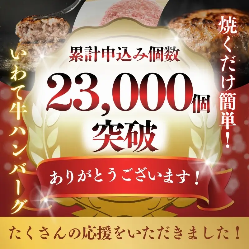 【2月発送】 ハンバーグ 岩手県盛岡市 1.5kg ハンバーグ  mb003-02