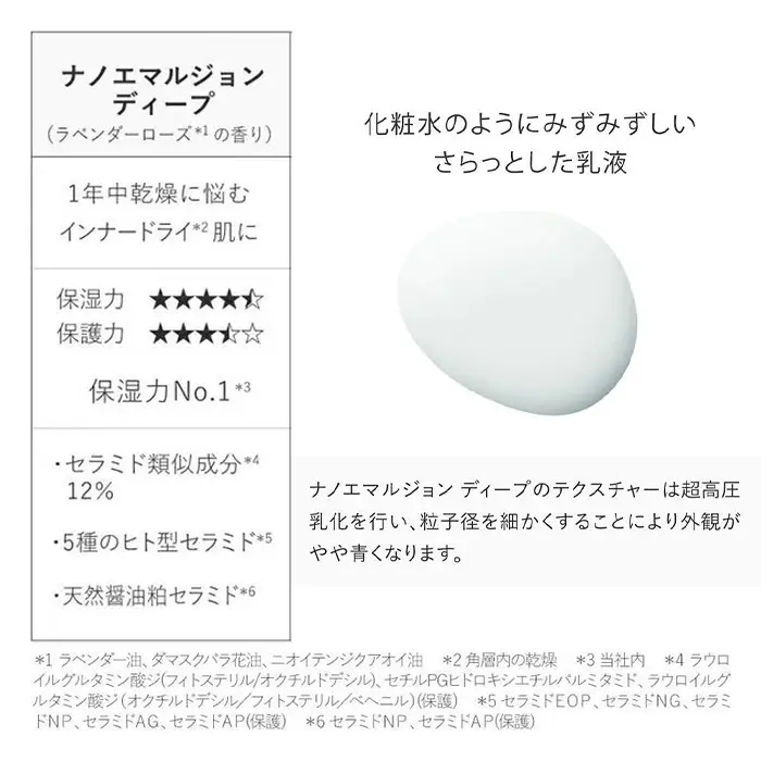 ナノエマルジョン ディープ(60mL×3本) 乳液 化粧品 スキンケア コスメ 乾燥肌 インナードライ肌 荒れ肌 保湿力 保護力 美容 TOUT VERT 【m83-01-C】【トゥヴェール】