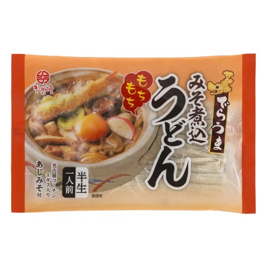 [15-95] でらうま みそ煮込うどん 20食｜みそ煮込うどん 味噌煮込み うどん 半生麺