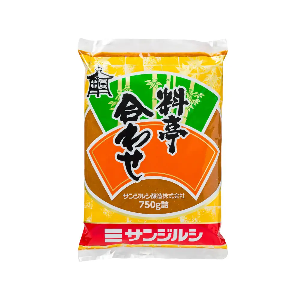 サンジルシ 料亭合わせ 750g × 12袋セット 米みそ 豆みそ 味噌 みそ ミソ 調味料 味噌汁 みそ汁 合わせ味噌 合わせみそ 合わせミソ 和食