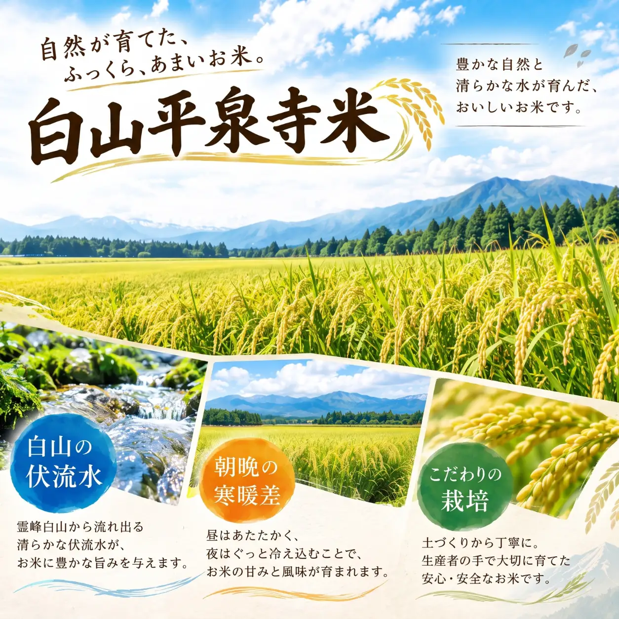 米 令和8年産 コシヒカリ 白山平泉寺米 5kg