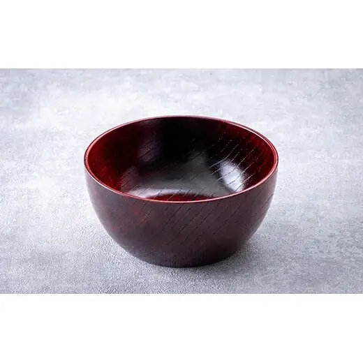 ボウル　赤摺　4.0 山中漆器 伝統工芸 工芸品 木製 漆塗 国産 日本製 F6P-3276
