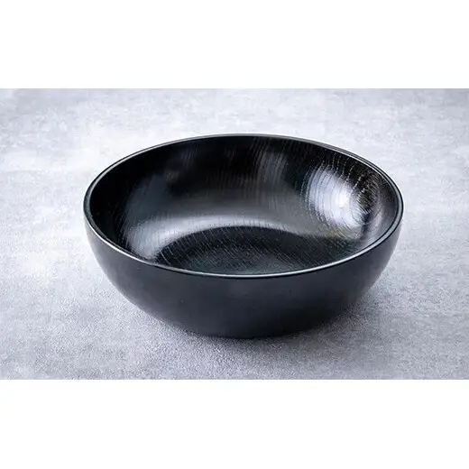 ボウル　黒摺　6.0 山中漆器 伝統工芸 工芸品 木製 漆塗 国産 日本製 F6P-3280