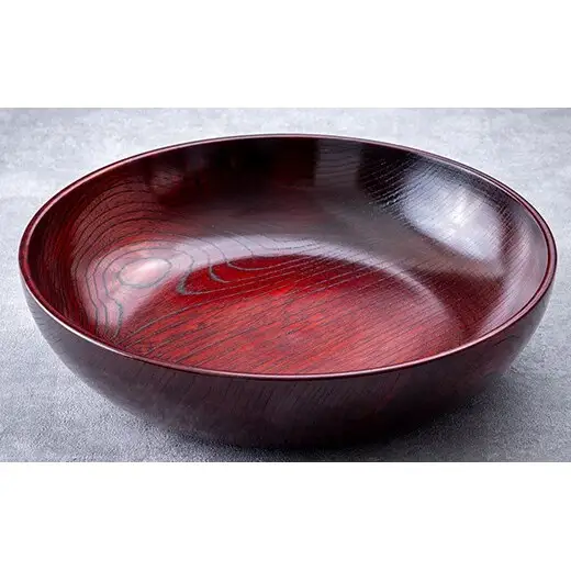 ボウル　赤摺　8.0 山中漆器 伝統工芸 工芸品 木製 漆塗 国産 日本製 F6P-3282