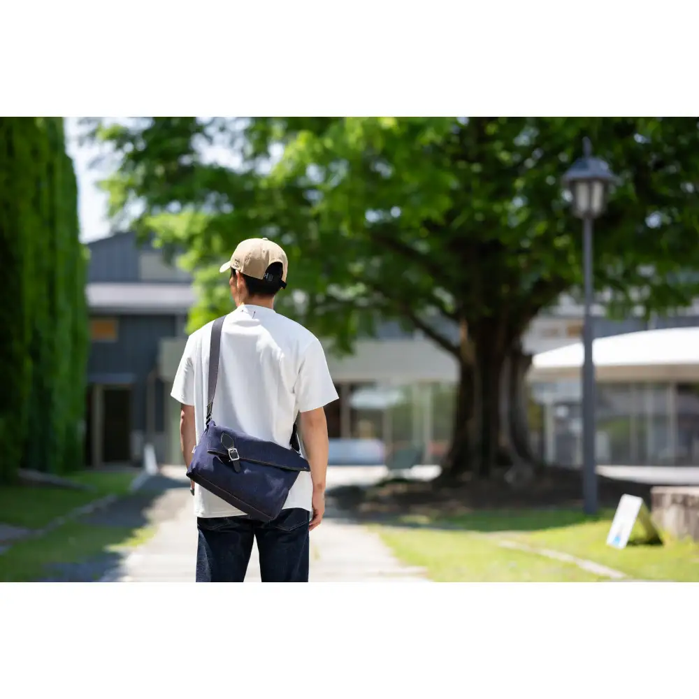 日常をもっと楽しく！岡山デニム×革の個性派ショルダー（HSB2340）