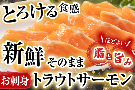お刺身トラウトサーモン約300～400g×2P A-11127