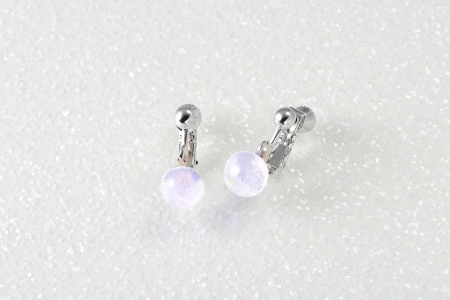 ジュエリー イヤリング アクセサリー 水鏡 ガラス細工 ハンドメイド 手作り 北海道 弟子屈町 2466