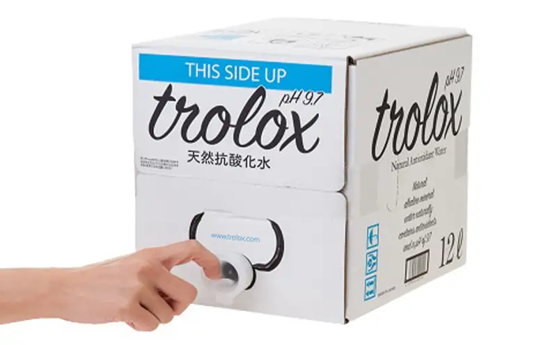 T29-5009／【1年定期】天然抗酸化水 トロロックス（12L BIB×2箱）