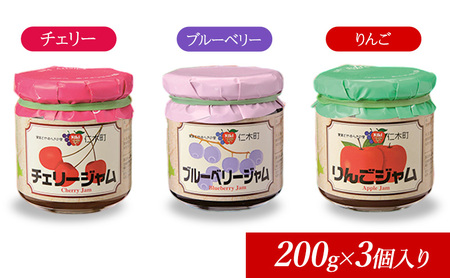 ジャムセット JA新おたる ブルーベリーリンゴ 北海道産 ジャムセット【200g×3個】