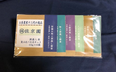 お茶 深蒸し 新茶 お試し 6種 ティーバッグ 4種 セット お茶