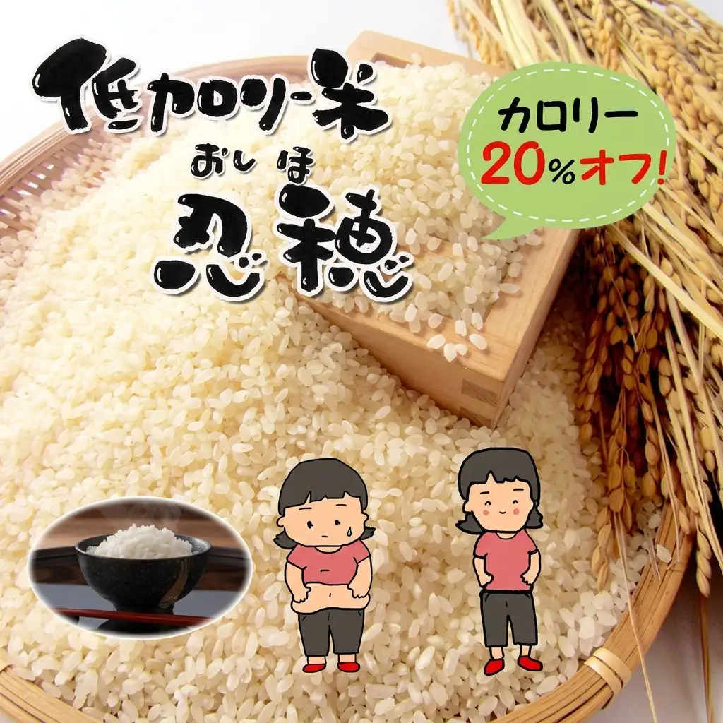 低カロリー米　忍穂（おしほ）5kg お米 