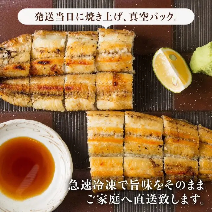 【3回定期便】板前こだわりの国産うなぎ蒲焼 3枚セット [FAD006]