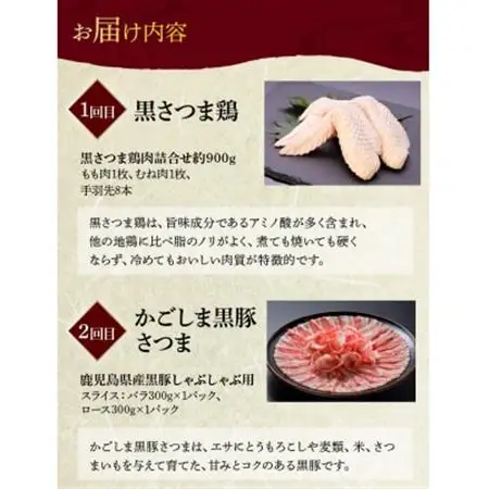 【毎月定期便】黒の極　お試し定期便全3回【配送不可地域：離島】【4014688】