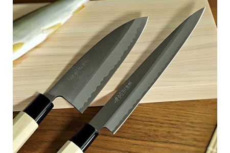 濃州正宗作 鋼包丁2点セット H30-49【7営業日以内発送】